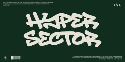 Hyper Sector Font Poster 1