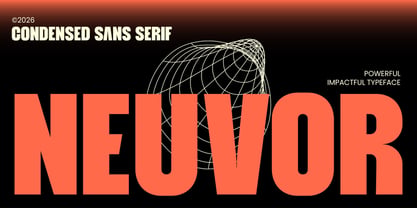 Neuvor Extended Font Poster 1