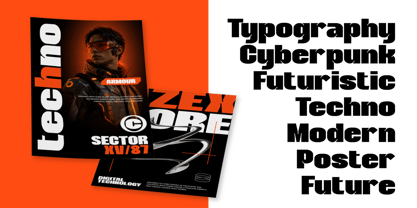 Neuvor Extended Font Poster 8