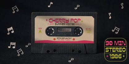 Gherry Pop Font Poster 5
