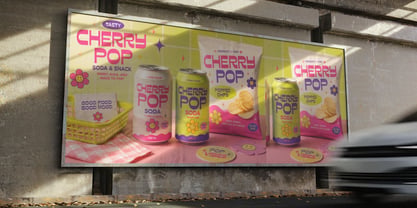 Gherry Pop Font Poster 8