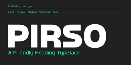 Pirso Font Poster 1