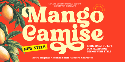 Mango Camise Font Poster 1