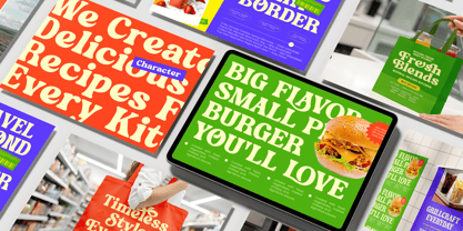 Mango Camise Font Poster 4