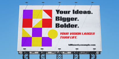 Bolding Font Poster 3