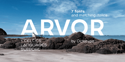 Arvor Font Poster 1