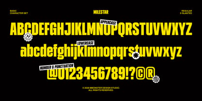 Milestar Font Poster 15