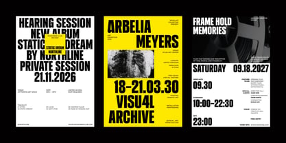 Milestar Font Poster 7