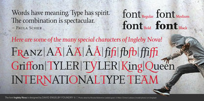Ingleby Nova Font Poster 2