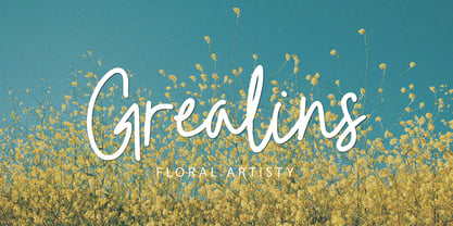 Remathos Signature Font Poster 11