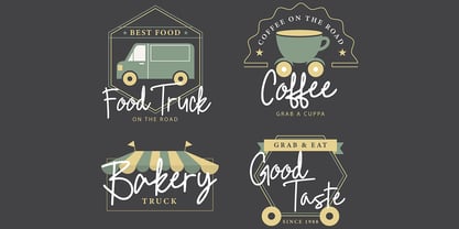 Remathos Signature Font Poster 9
