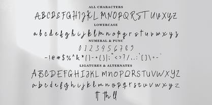 Remathos Signature Font Poster 5