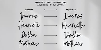Remathos Signature Font Poster 7