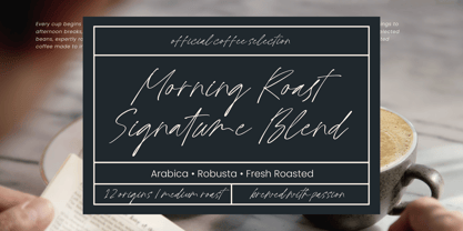 Nathing Still Font Poster 5