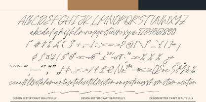 Nathing Still Font Poster 10