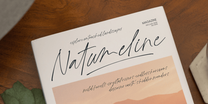 Nathing Still Font Poster 3