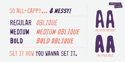The Price Font Poster 2