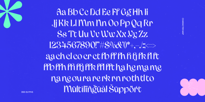 Atorkan Font Poster 4