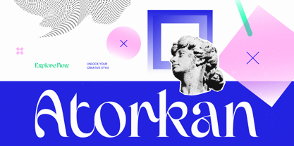 Atorkan Font Poster 1