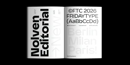 Nolven Font Poster 4