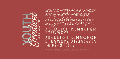 Youth Gradient Font Poster 9