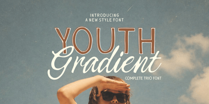 Youth Gradient Font Poster 1