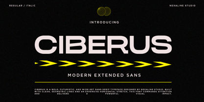 Ciberus Font Poster 1