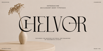 Chelvor Font Poster 1