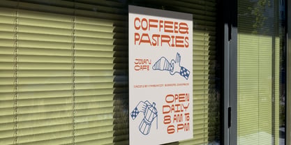 Neustar Reverse Font Poster 4