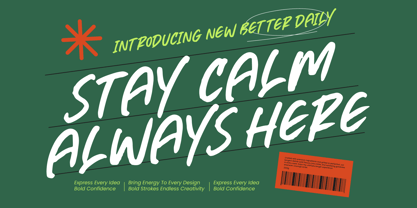 Better Daily Font Poster 1