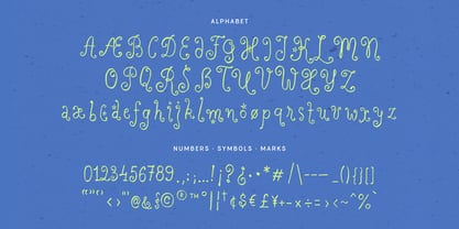 Dreaming Ocean Font Poster 14
