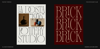 Poltra Font Poster 7