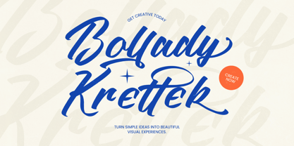Bollady Krettek Font Poster 1