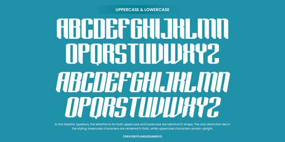 Gelathic Font Poster 8