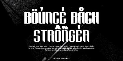 Gelathic Font Poster 10
