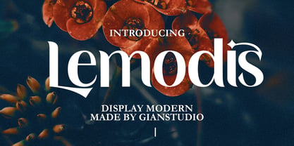 Lemodis Font Poster 1