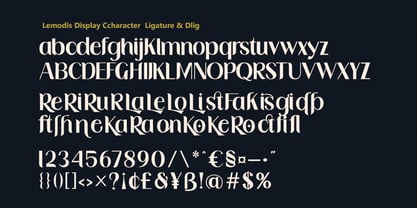 Lemodis Font Poster 9