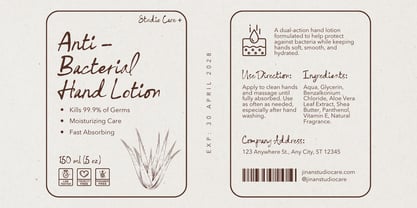 Billbrown Font Poster 6