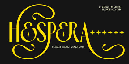 Hespera Font Poster 1