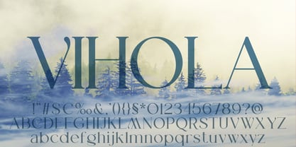 Vihola Font Poster 2