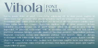 Vihola Font Poster 6