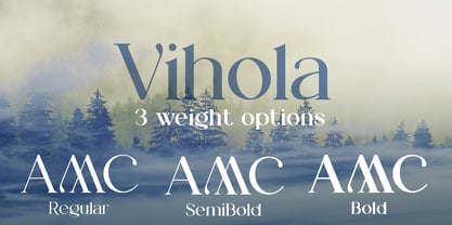 Vihola Font Poster 3
