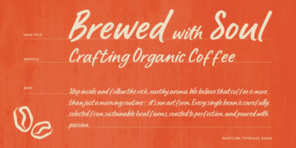 Rustline Font Poster 2