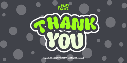 Fun Slime Font Poster 9