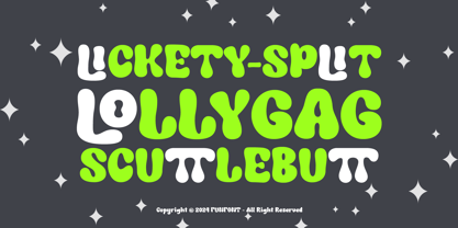 Fun Slime Font Poster 7