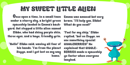 Fun Slime Font Poster 4