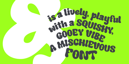 Fun Slime Font Poster 2