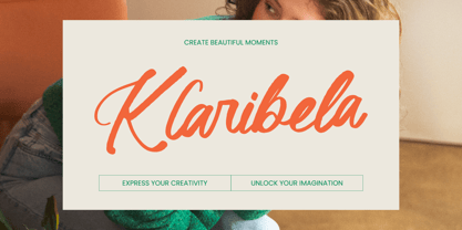 Klaribela Font Poster 1