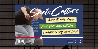 Asphalt Pulse Font Poster 4