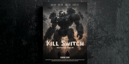 Ironspace Font Poster 9